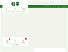 Tablet Screenshot of gotransit.com